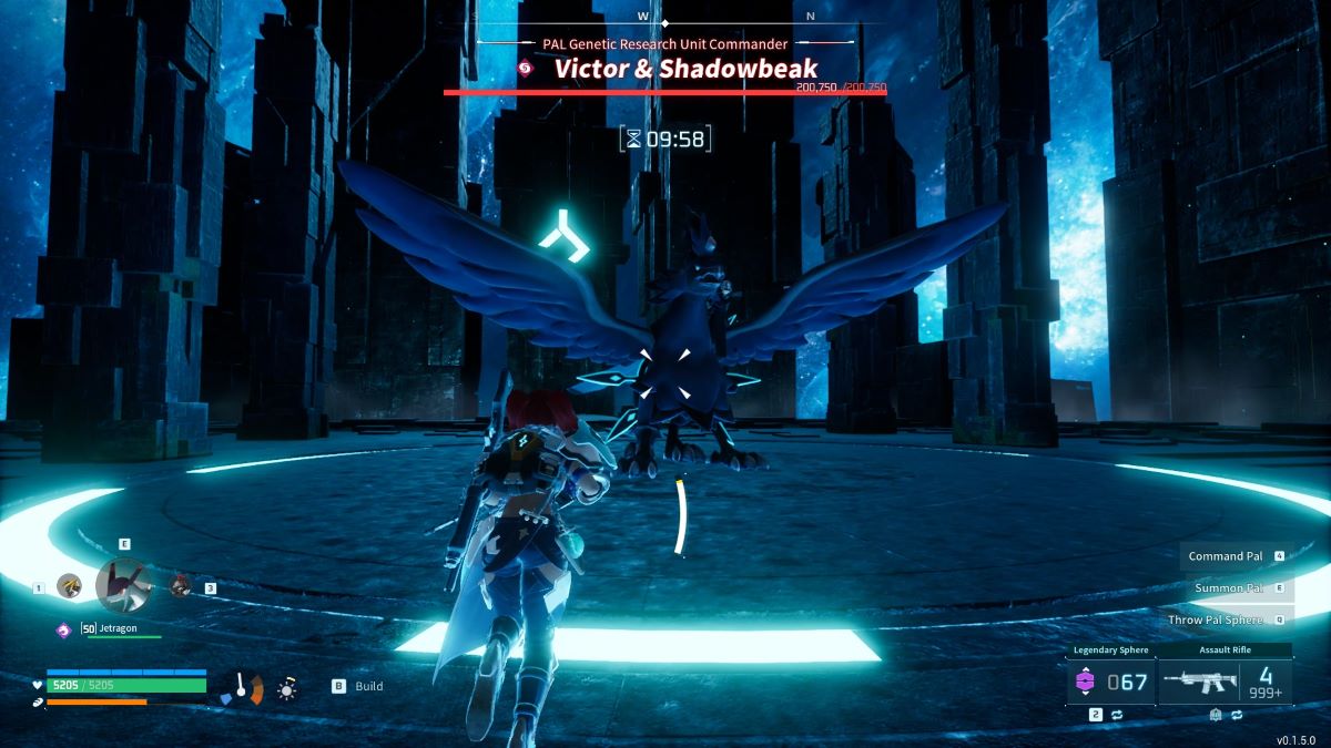 fighting with Victor and Shadowbeak tower boss