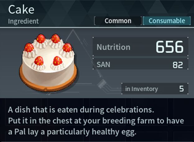 Cake (Ingredient) in Palworld