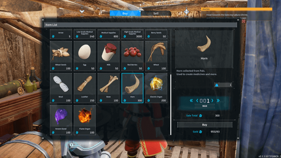 Purchasing Horn from Wandering Merchant