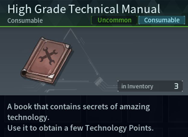 High Grade Technology Manual (Consumable) in Palworld