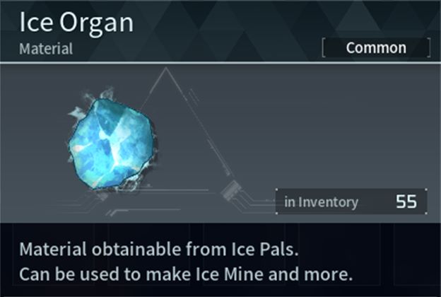 Ice Organ (Material) in Palworld