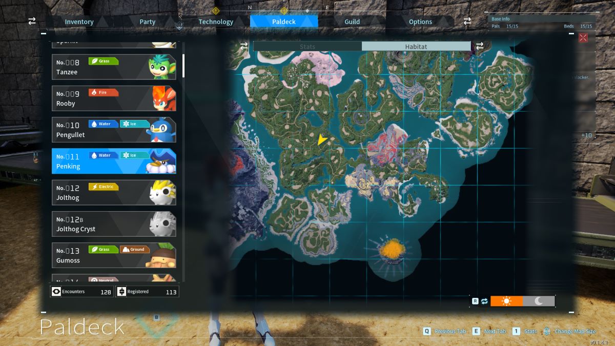 Penking boss Location map