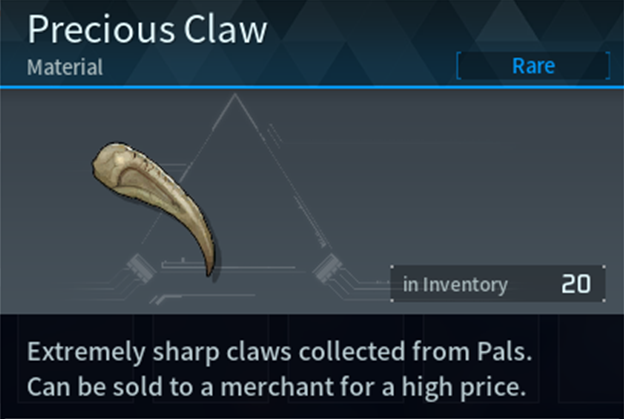 Precious Claw (Material) in Palworld