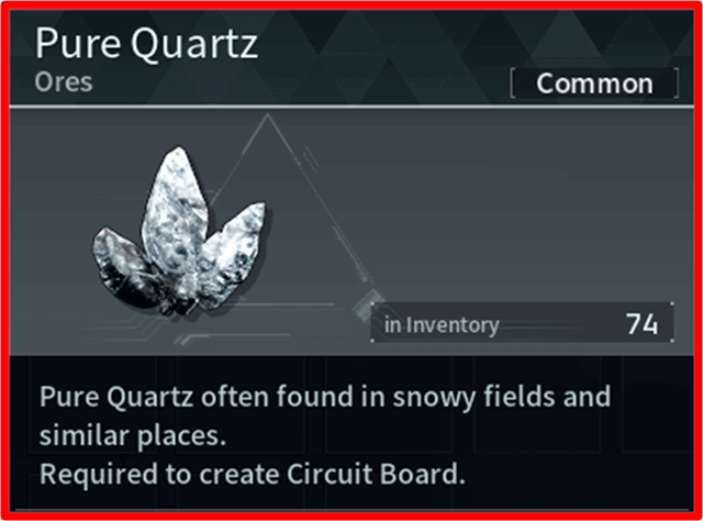 Pure Quartz (Material) in Palworld