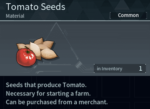 Tomato seeds Material in Palworld