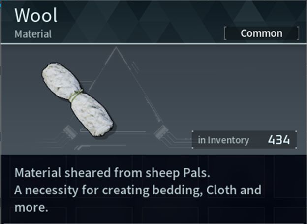 Wool (Material) in Palworld