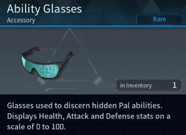 Ability Glasses in Palworld