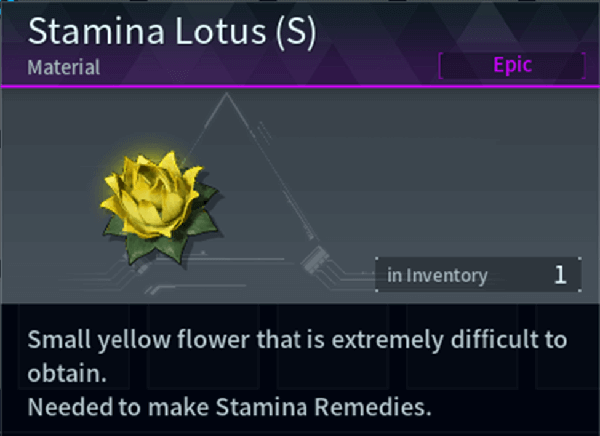 Stamina Lotus in Palworld