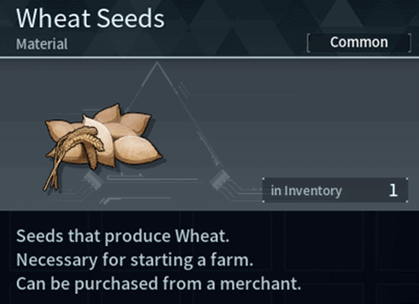 Wheat Seeds Material in Palworld