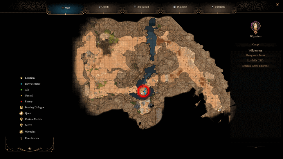 Owlbear Nest, Gilded Chest location
