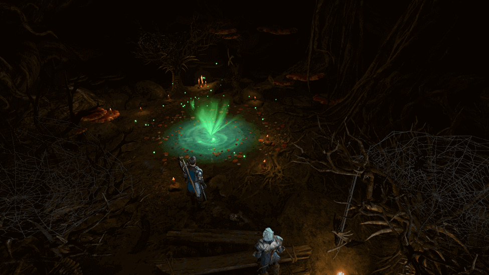 a Mushroom Circle in Overgrown Tunnel will take you to Torchstalk Gulch in the Underdark