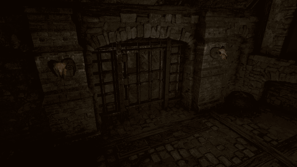 Rusted Iron Gate in Apothecary’s Cellar