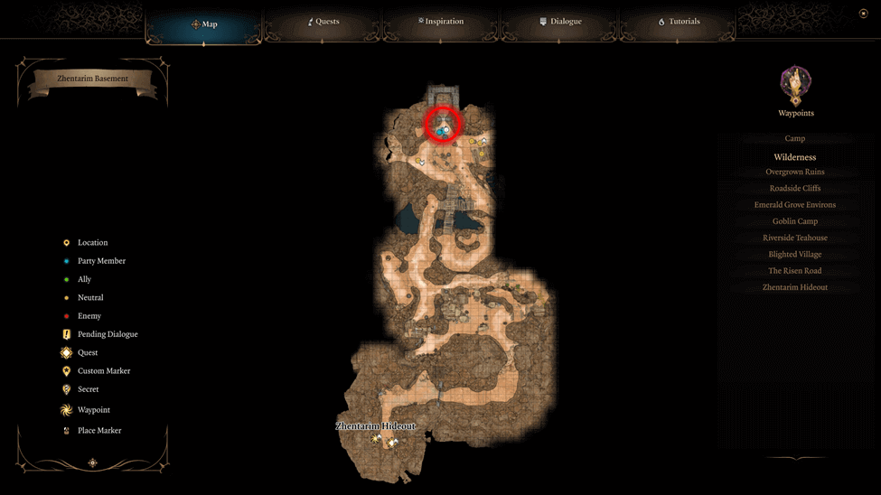 Iron Gate Location map (Zhetarim Hideout)