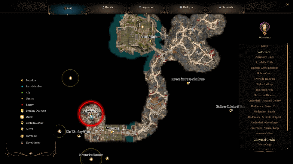 Sharran Sanctuary location map