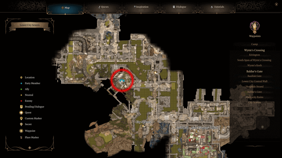 Sarin’s Skeleton location map