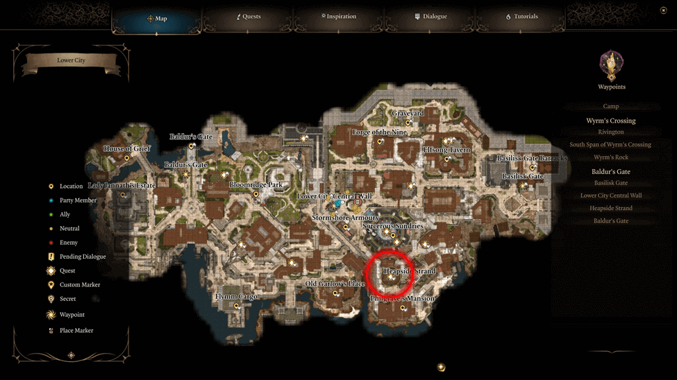 Felogyr’s Fireworks Location map