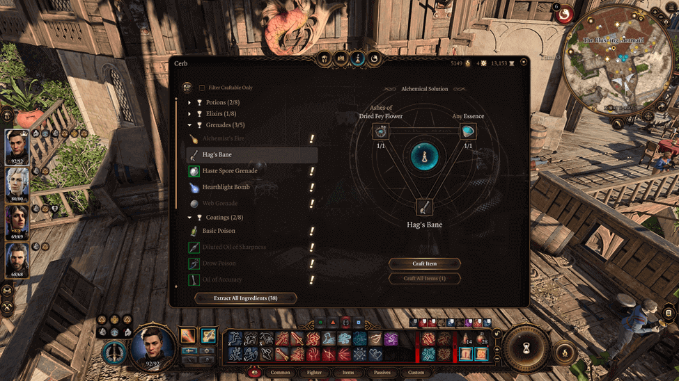 Crafting Hag’s Bane